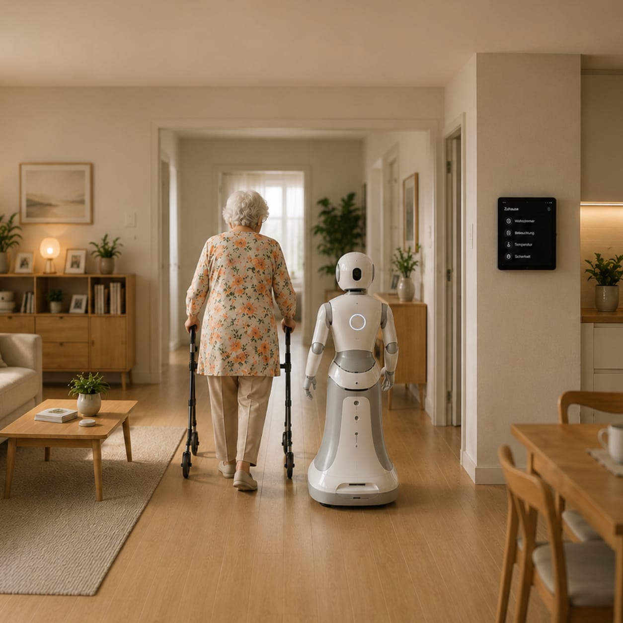 Digital Health und humanoide Roboter Beratung